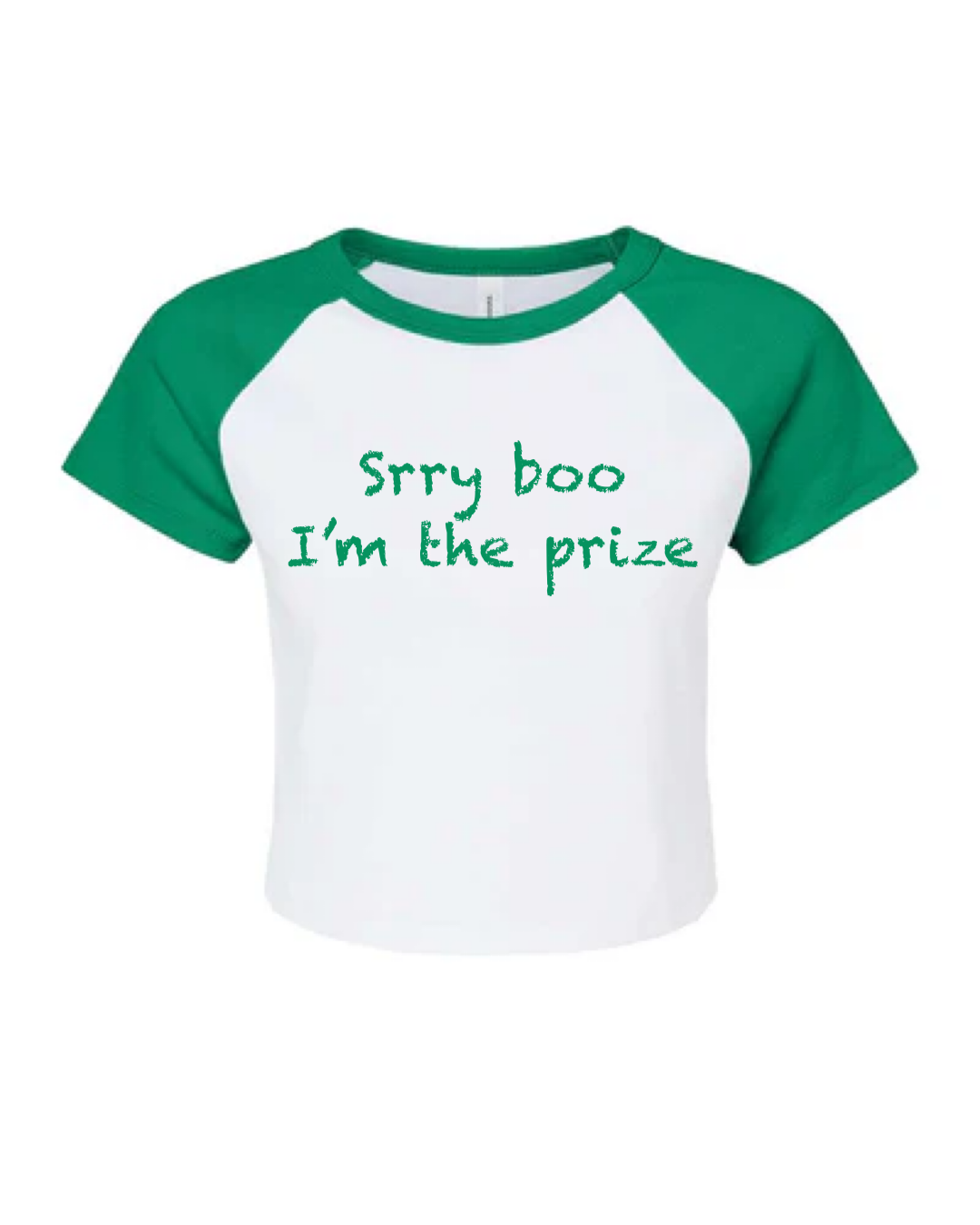 Green baby tee