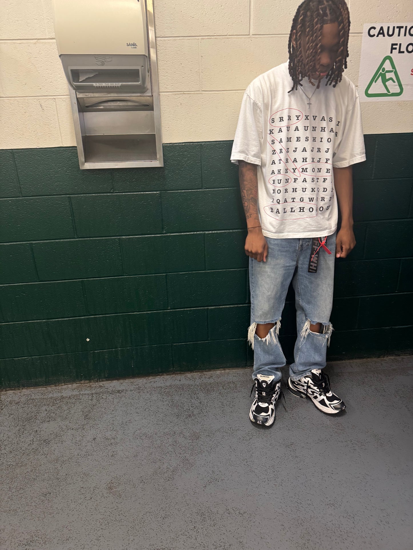 Cross word tee