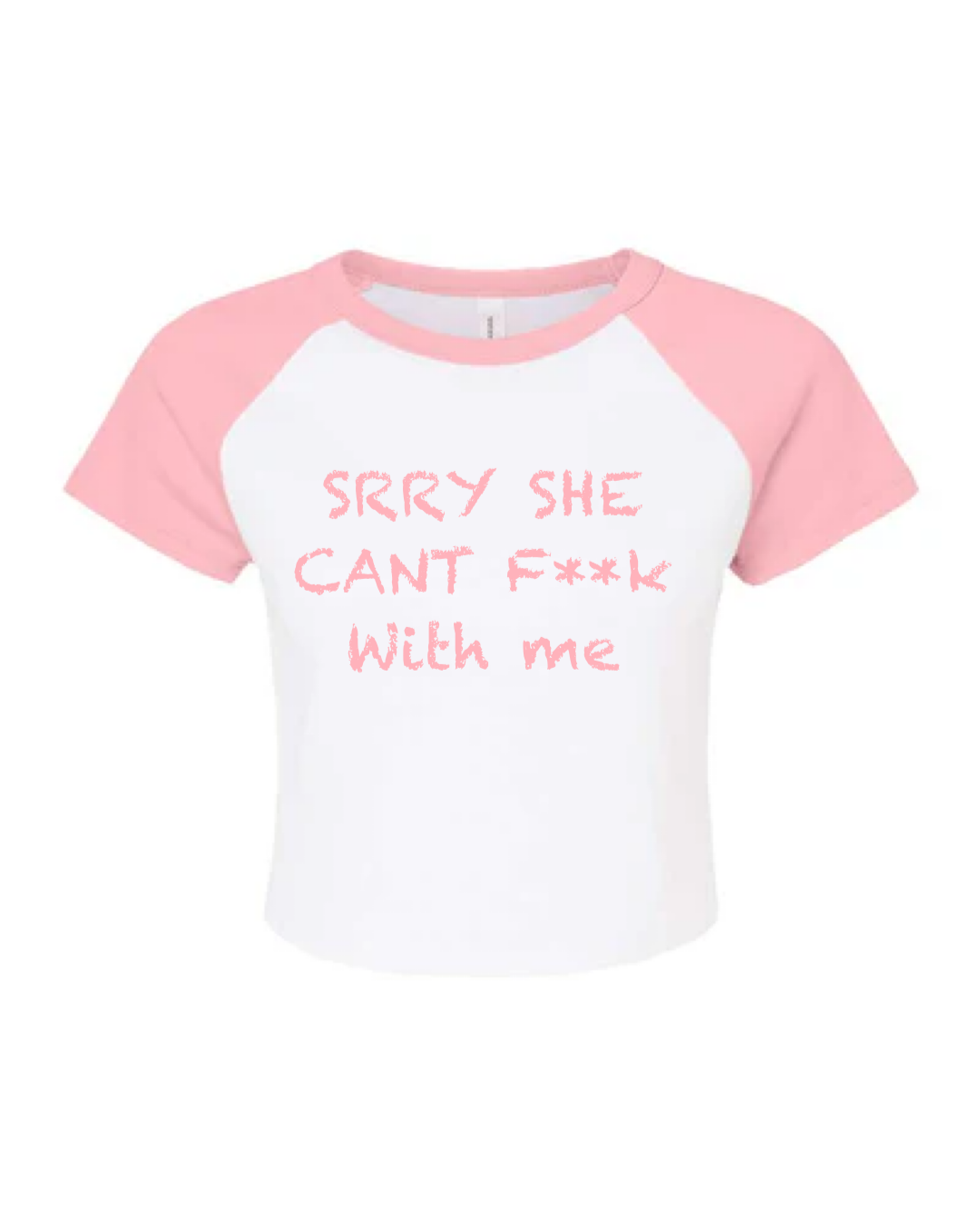 Pink baby tee