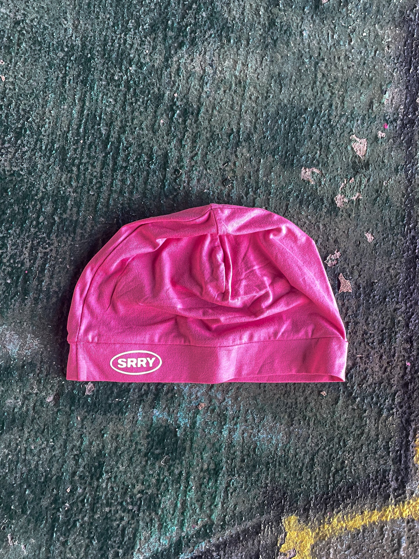 Peach pink skulll cap